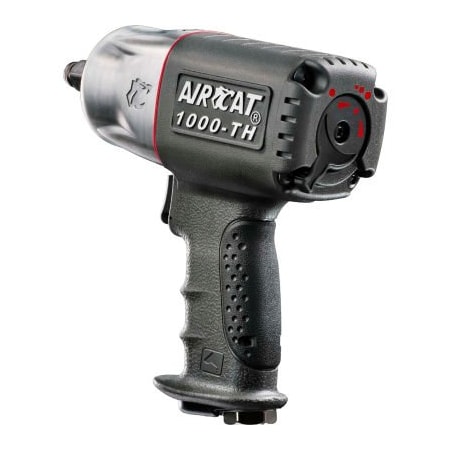 Florida Pneumatic Aircat Composite Twin Hammer Air Impact Wrench, 1/2" Drive Size, 1600 Max Torque 1000-TH